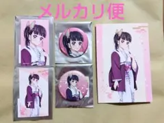 鬼滅の刃〈栗花落 カナヲ〉グリッター 缶バッジ イラストカード 特典