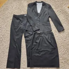 洋服の青山 DILETTO ブラック スーツ 3点セット
