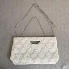 3way パーティバッグ　パールビーズ