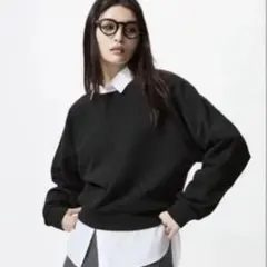 UNIQLO スウェット クロップドシャツ　Sサイズ