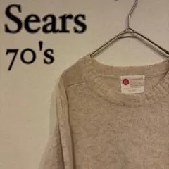 【希少】Sears 70's KINGS ROAD クルーネック ウール ニットのサムネイル