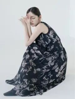 FRAY I.D シャーリングフラワープリントワンピース 00 フレイアイディー