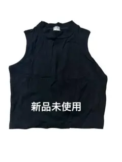 最終値下げ！！新品未使用⭐︎黒のノースリーブタンクトップ