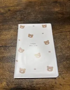 A Happy Bear Life カードケース（くまフェイス柄）