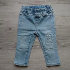 【GAP】女の子 ベビー服 子供服 デニム ダメージ加工