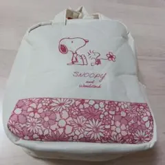 【新品未使用】スヌーピーSNOOPY　手提げバッグ　小物入れ　ランチバッグ