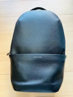COLE HAAN（コールハーン） ブラックレザーバックパック ビジネスリュックのサムネイル