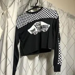 Vans チェック柄 クロップドTシャツ