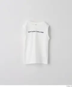 新品未開封　coca ロゴ刺繍ノースリーブTシャツ キッズ 子供服 女の子のサムネイル