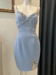 AngelR 刺繍付きタイトミニドレス