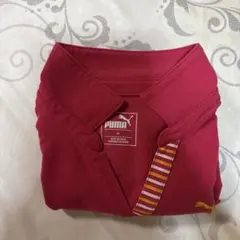 PUMA レディース M 赤 ポロシャツ
