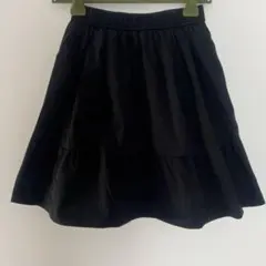 シーン　ブラック ミニスカート フレア ウエストゴムのサムネイル