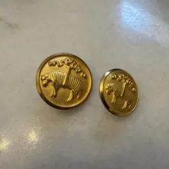 ブルックスブラザーズ ブレザー用 純正ボタン 金釦 ゴールド 2個セット