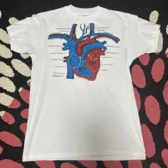 90s〜80s Hanes heart t-shirt