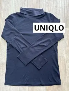 UNIQLO ブラック 長袖 タートルネック Lサイズ
