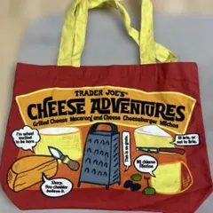 【新品未使用】 Trader Joe's チーズ柄 トートバッグのサムネイル