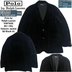 Polo by Ralph Lauren VINTAGE ベロアジャケット XL