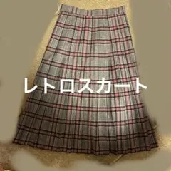 国産品　レトロ　プリーツスカート