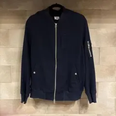 THE SHOP TK ジップアップブルゾン　長袖　メンズ　ネイビーのサムネイル