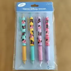 東京ディズニーリゾート ボールペン 4本セット 0.5mm