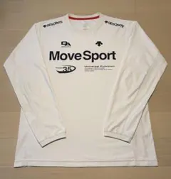 DESCENTE MoveSport 長袖Tシャツ ホワイト