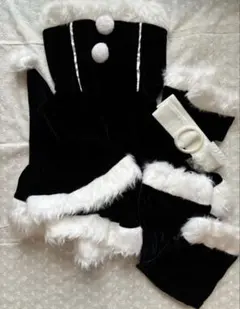 黒サンタ コスプレ 5点セットSサイズ DRW（ドロー）のサムネイル