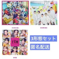 timelesz FAM 3形態セット（CD＋Blu-ray）