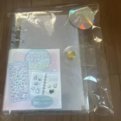 クーリア　バインダー　シール帳　とうめい　ラメ　ボンボンドロップシール