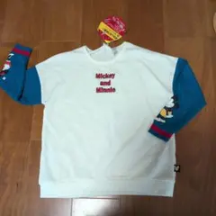 新品　未使用　Mickey　Minnie　トレーナー　カットソー　130