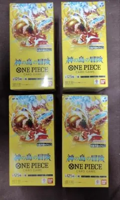 ワンピースカード　神の島の冒険3BOX　テープカット ONE PIECEカードゲーム 神の島の冒険 3BOX テープカット - メルカリ