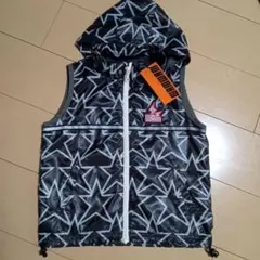 WAMWAM 星柄 フード付きベスト新品