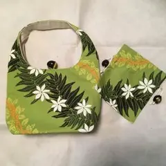 【値下げしました】ハワイアンなバッグと巾着のセット