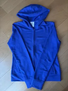 【美品】UNIQLO DRY HOODED PARKA 　S　ブルー