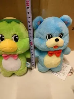 レトロ メモリーズ クマ　カッパ　2体セット　ぬいぐるみ