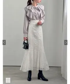 新品* GRL レースマーメードフレアスカート [gn395]