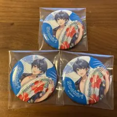 カラフルピーチ サマーランド　なおきり　缶バッジ　3つセット