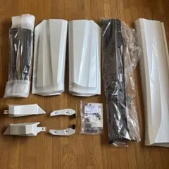 トヨタカローラクロス ホワイト モデリスタ サイドスカート 助手席側前 