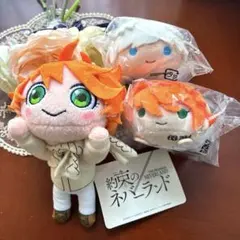 約束のネバーランド ノーマン エマ　のるキャラマスコット 寝そべりマスコット