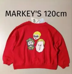 新品 MARKEY'S HOGAN マーキーズ 顔イラストトレーナー 120cm