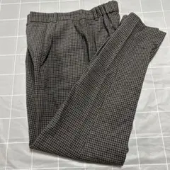 グレー系 チェック柄 スラックス