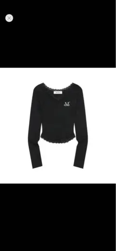 即購入◎】ANDMARY Dot mary logo tops black - メルカリ