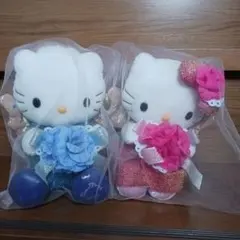 ハローキティ ウエディングぬいぐるみ 2体セット