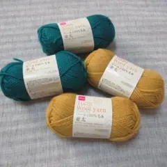 100% Wool Yarn 30g 4玉セット