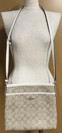 COACH ショルダーバッグ ベージュ 中型