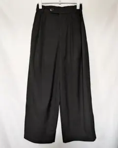 STILL WALKING　ワイドスラックス　ブラック　S　古着