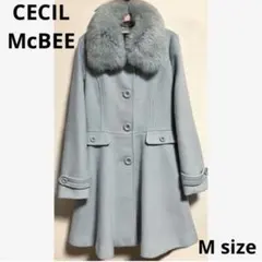 【CECIL McBEE】フォックスファー 2way コート Mサイズ