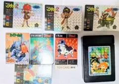 当時物】魔神英雄伝ワタル パロDカード 第1弾 ガチャガチャ 台紙