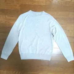 【値下げしました】無印良品 ライトベージュ 長袖 ニットセーター