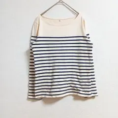 無印良品 MUJI 長袖 ボーダー Tシャツ Sサイズ ロンT