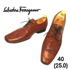 Salvatore Ferragamo ドレスシューズ 茶 40